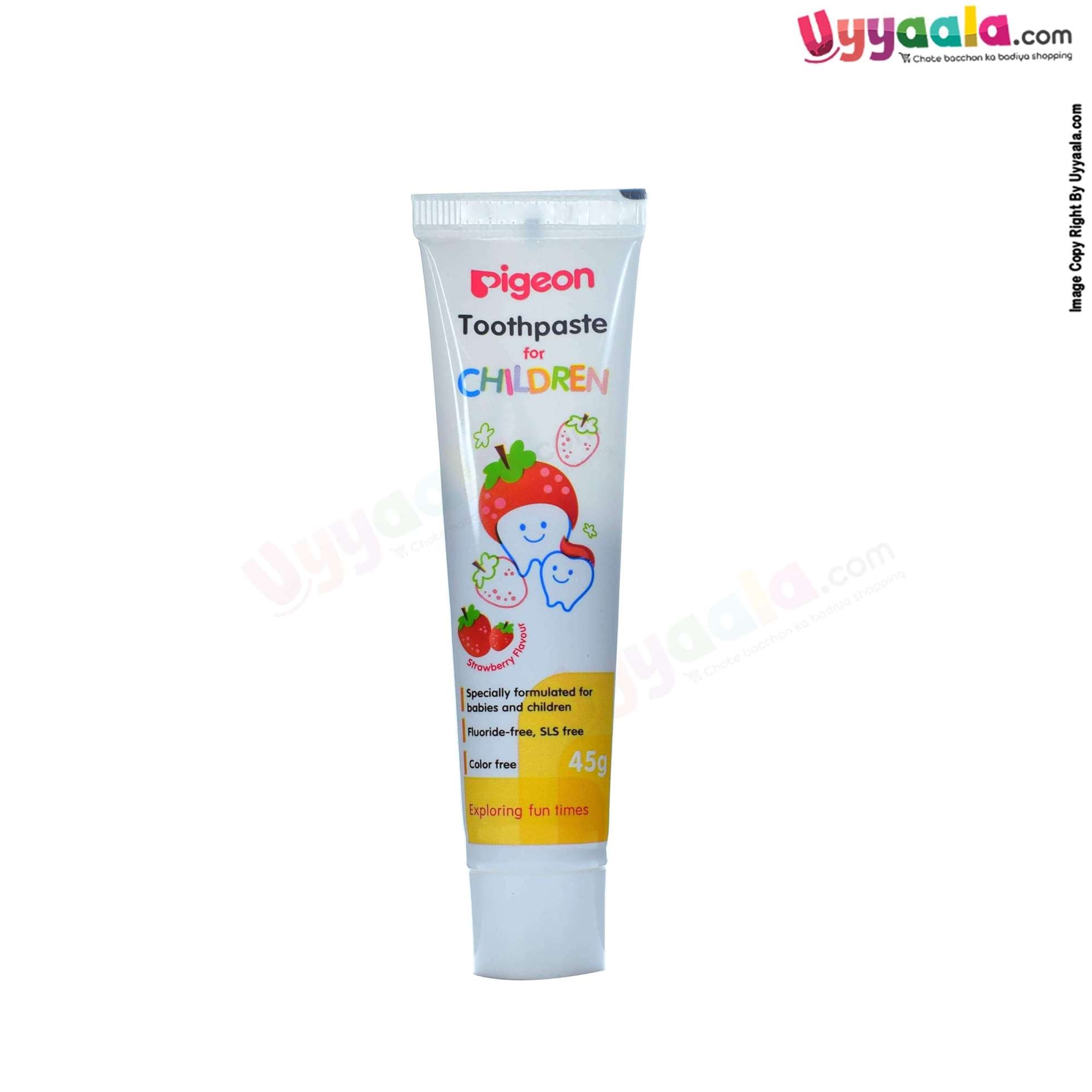 PIGEON Toothpaste for Children Strawberry - 45g-uyyala-com.myshopify.com-Toothpaste-Pigeon