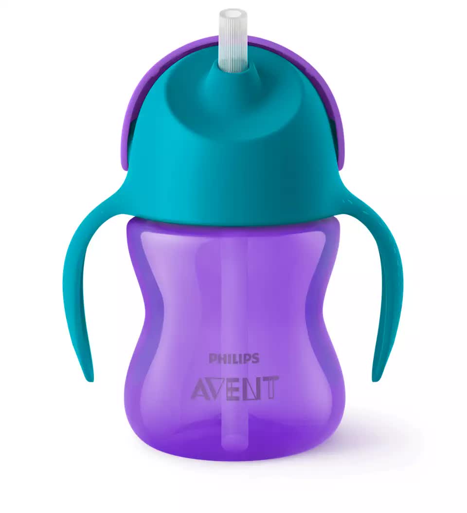 Philips Avent Bendy Straw Cup with Twin Handle 200ml 9m+