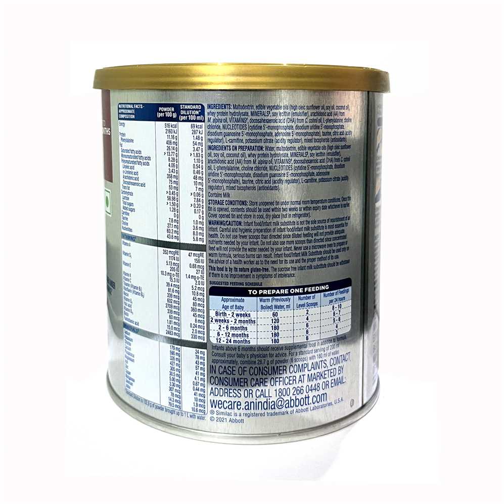 ABBOTT Similac Isomil lactose free infant milk substitute