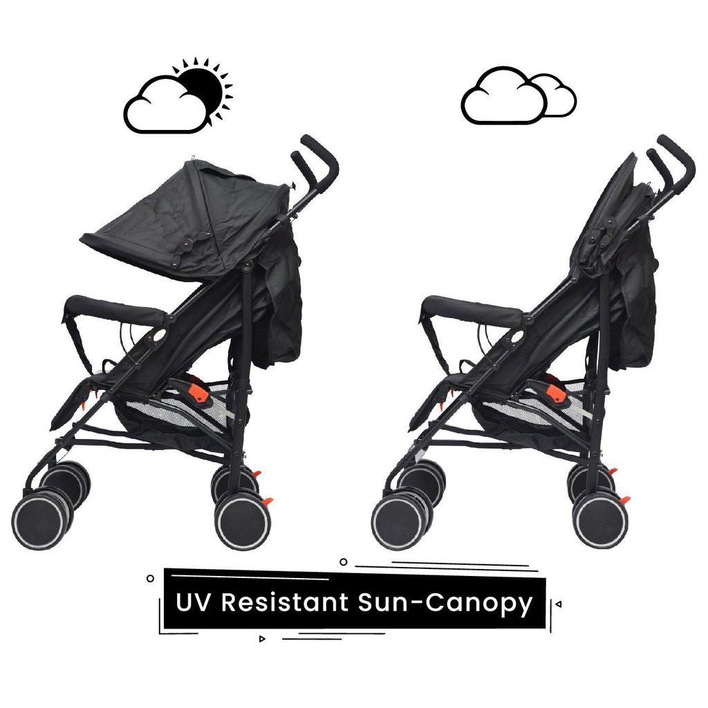 R FOR RABBIT Baby Stroller and Pram Twinkle Twinkle Compact Folding for Kids