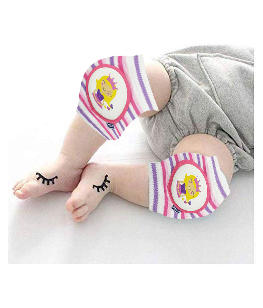 Hopop Elbow & Knee Pad for Baby - Pink 6m+