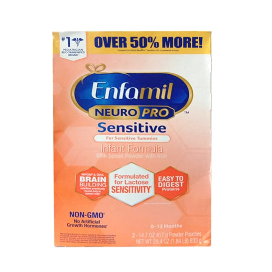 Buy Enfamil Neuro Pro Sensitive Infant Baby Milk Powder Formula - 833gms Online in India at uyyaala.com