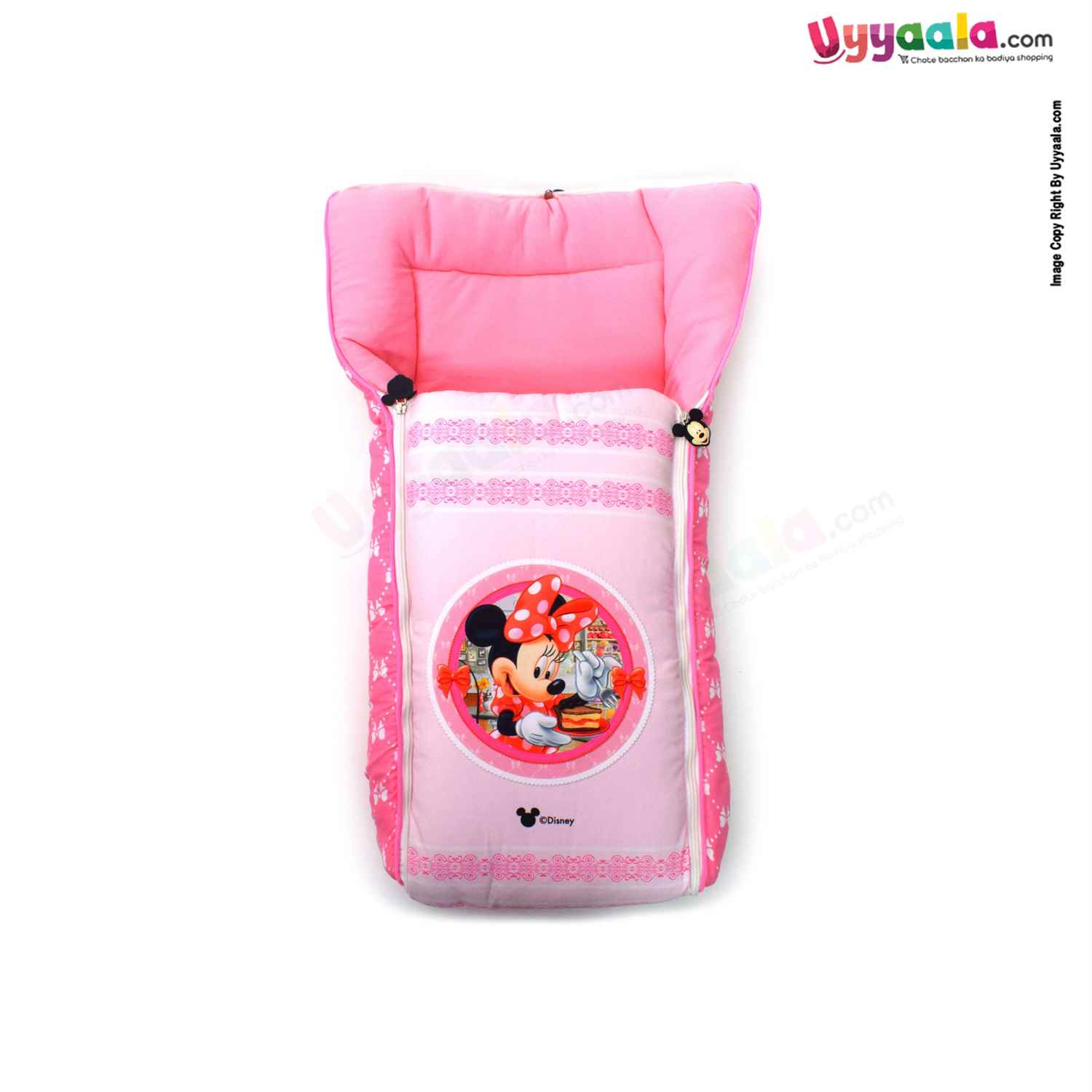 DISNEY Baby Carry Nest (Sleeping Bag) Cotton Disney Print 0+m Age, Pink