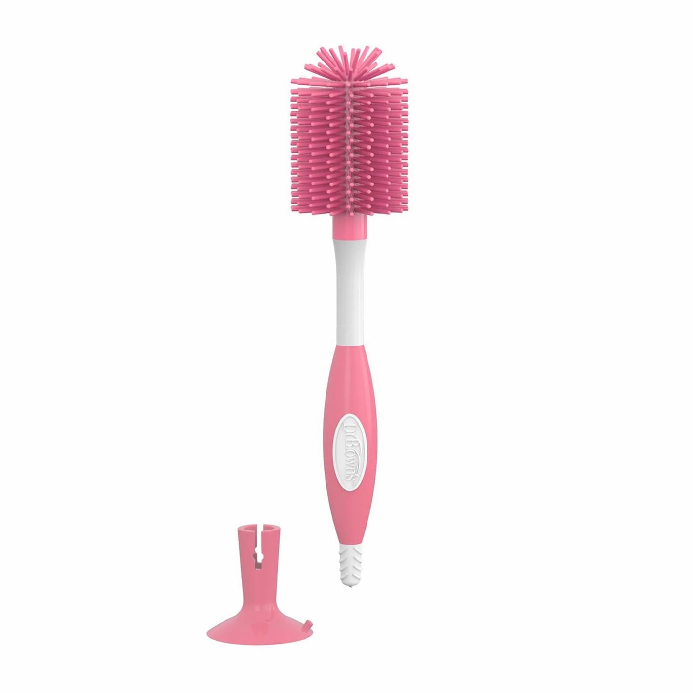 Dr Browns Natural Flow Soft Touch Bottle Brush, Pink