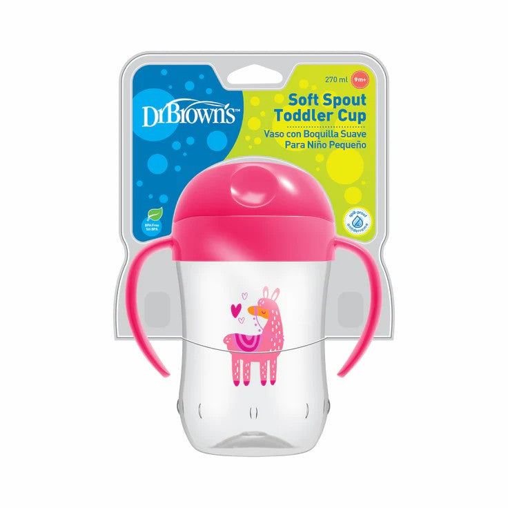 DR.Brown's Spill-Proof Soft Spout Toddler Cup - 270ml, 9m+