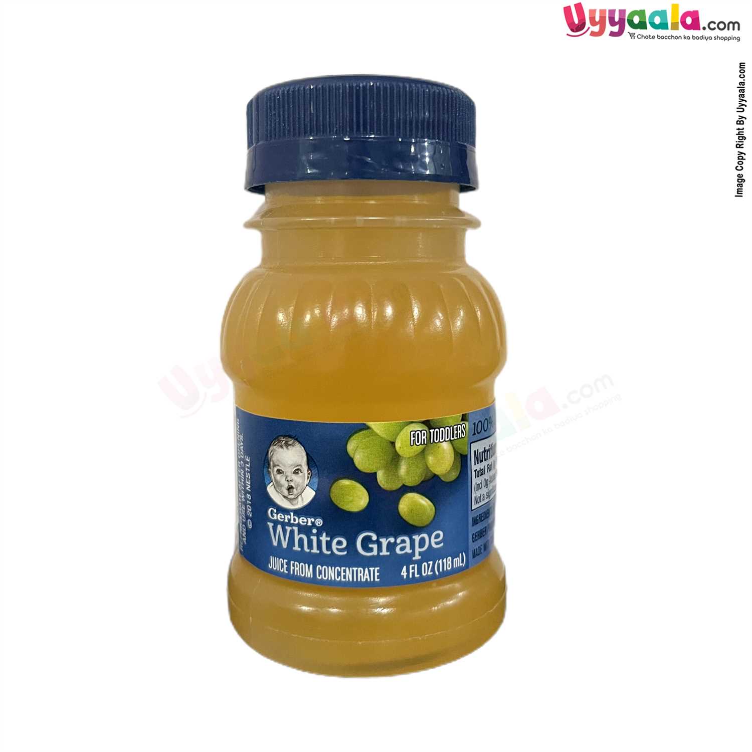Buy Gerber White Grape Concentrate Fruit Pulp Juice for your Baby - 118ml Online in India at uyyaala.com