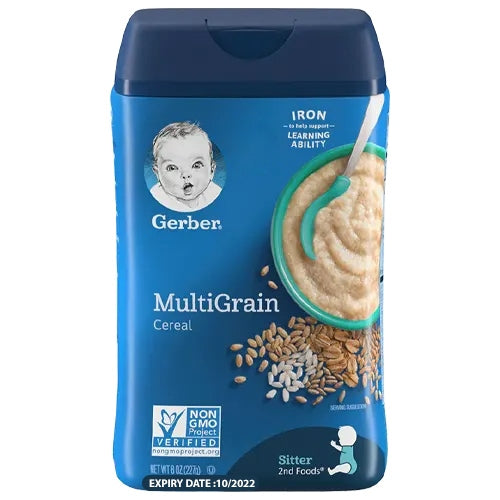 Buy Gerber Multigrain Cereal for Babies - 227gms Online in India at uyyaala.com