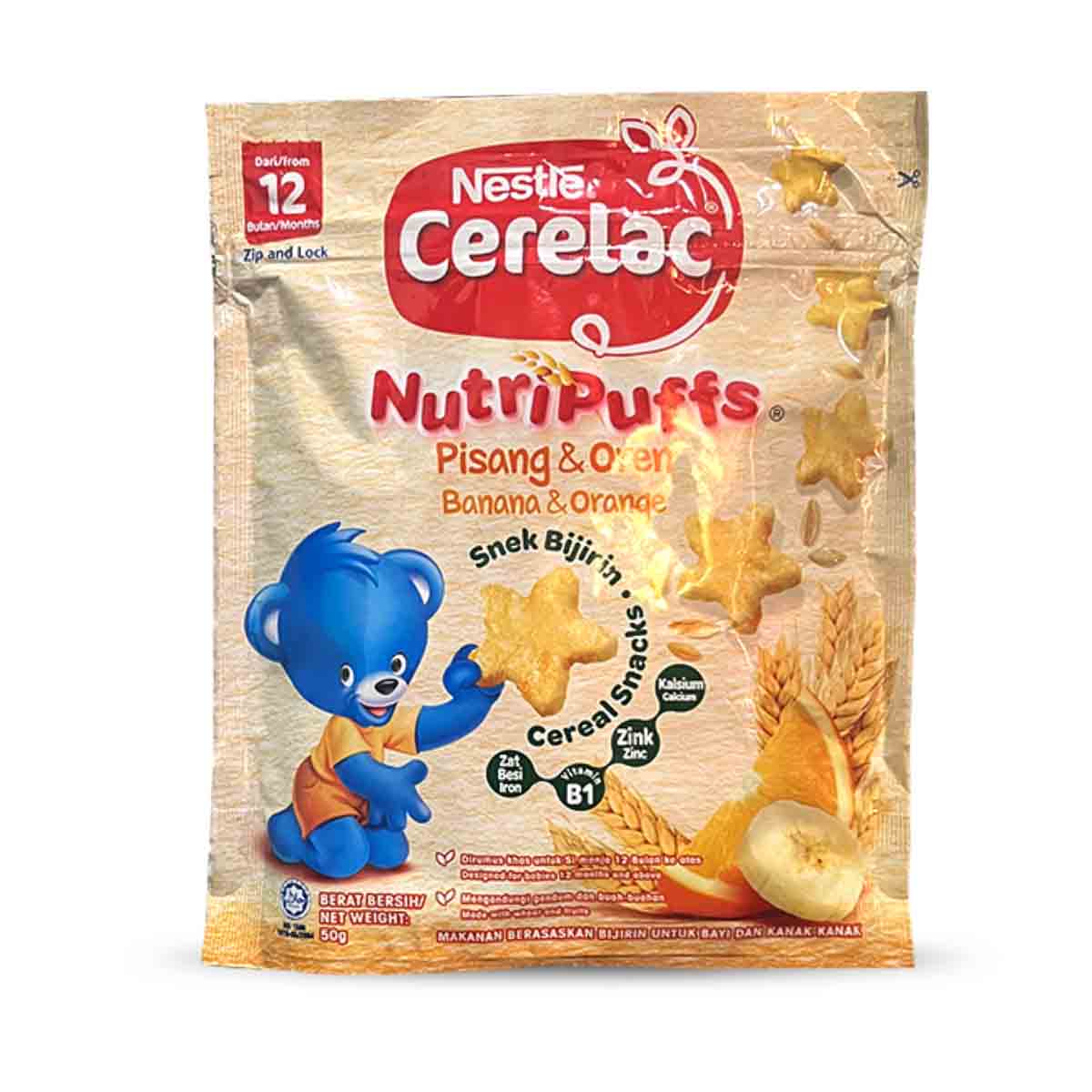 Buy Nestle Cerelac Nutri Puffs Baby Snack with Banana & Orange Online in India at uyyaala.com