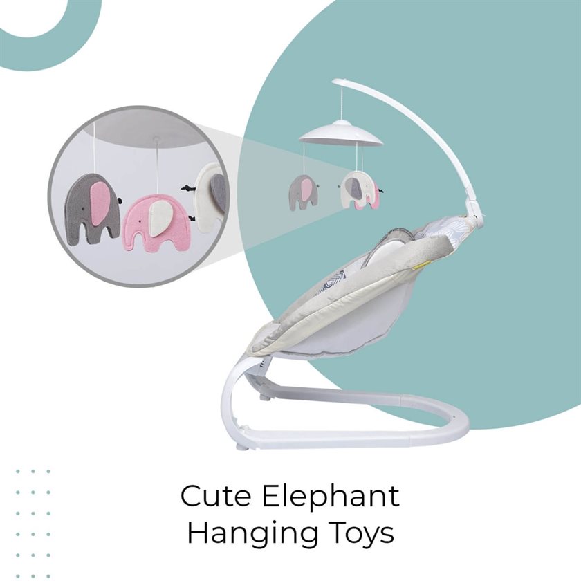 R for Rabbit Kidiphant Baby Bouncer