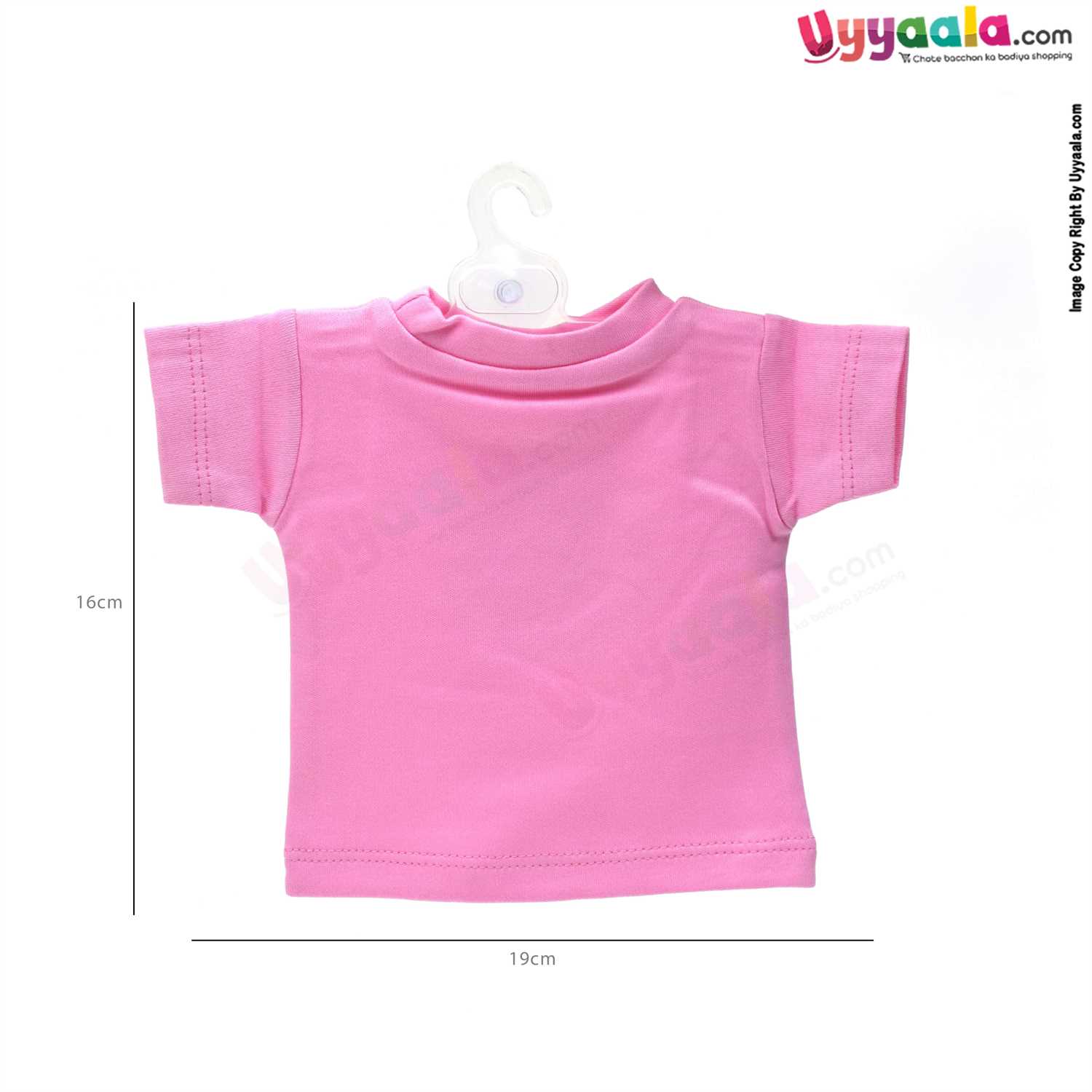 Baby on Board sign T-Shirt for Car , Size (19*16cm)- Pink