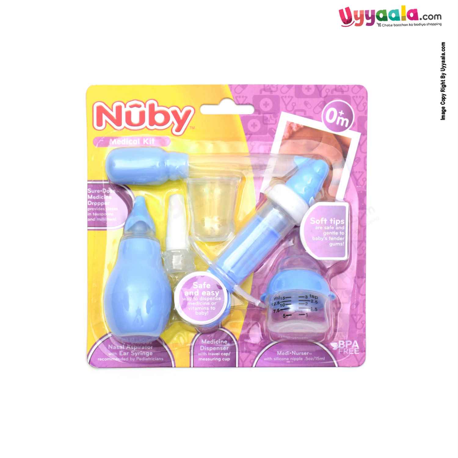 NUBY Baby doctor medical kit - Blue, 0+m